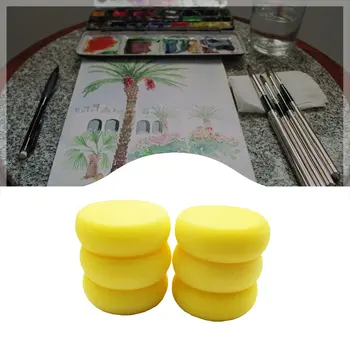 

3Pcs Gouache Watercolor Brush Absorbent Sponge Painting Sponge Set Ideal For The Wiping Technique For Dabbing