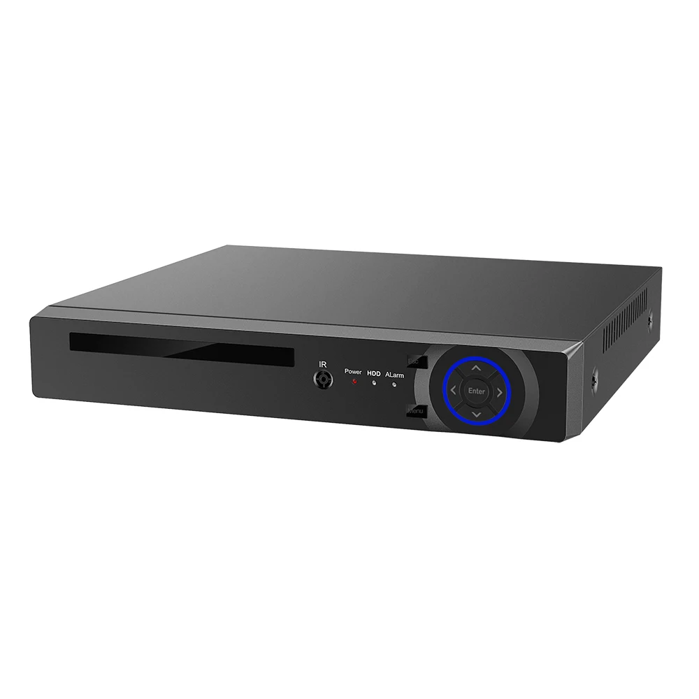 USAFEQLO металлический чехол 32CH детектор лица H.265 + NVR HDMI VGA 4K 5M CCTV для IP камеры ONVIF