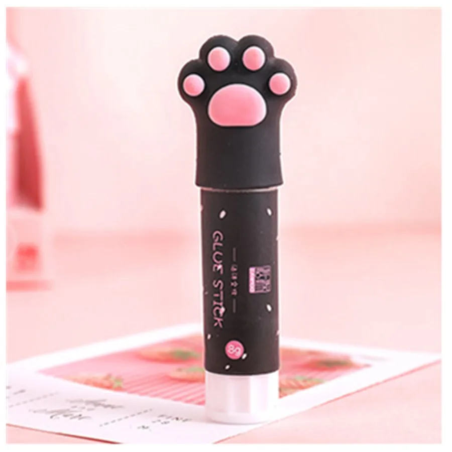 1 шт. офисные канцелярские принадлежности Kawaii Cat Clow твердый клей Высокая вязкий клей для студентов школьные принадлежности