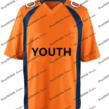 Youth Custom Von Miller Philip Lindsay Courtland Sutton белая/синяя/оранжевая Майка