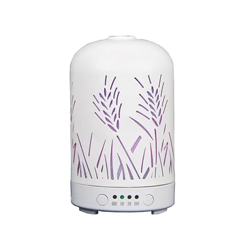 

100 ml Metal Aromatherapy Oil Diffuser Ultrasonic Air Humidifier with Colorful LED Night Aroma Lamp Diffuser for Home Bedroom