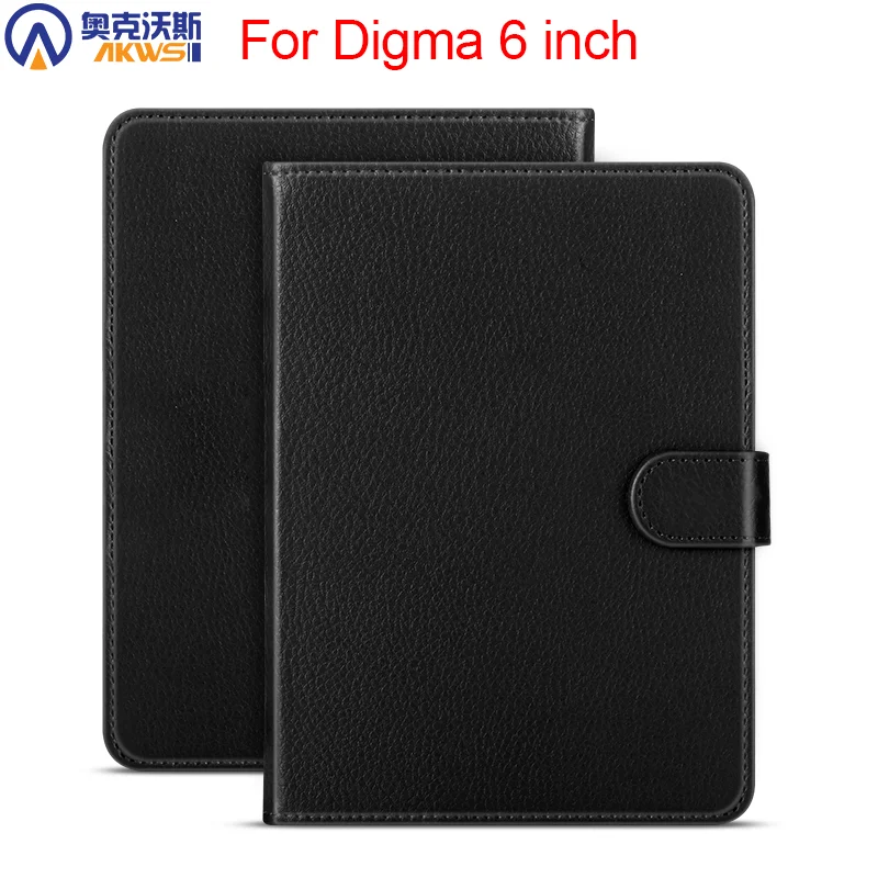 

For Digma s683g e-book case For Digma 6inch r63s e63w e63s r63w e60c r654 e654 e61m r61m s676 magnetic case with pocket