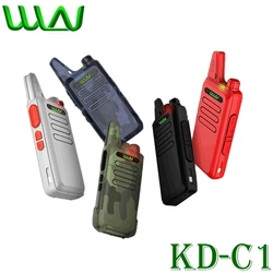 Mini walkie talkie portable WLN 2021, Radio amateur à 2 voies, émetteur récepteur hf KD C1, Station de communication uhf, mi ni wln KDC1, KD C1 
