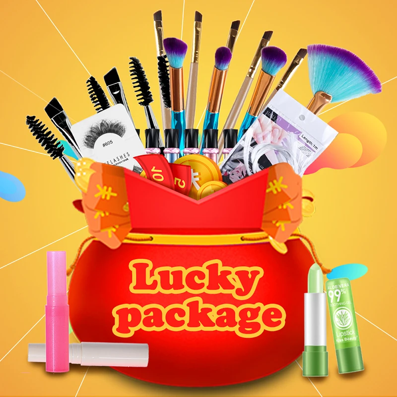 

Makeup Set Lucky Bag,delivered randomly,and Wish List Has Chance To Get a lucky gift Professional Makeup Set