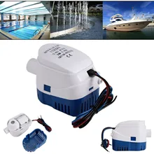 Small Size 1100GPH 12v Stainless Steel Anti- Air Lock Safety Diving Protection Bilge Auto Water Pump Submersible Water Pump