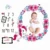 Baby Milestone Background Photo Одеяло Детская Фотография Фон Ткань Детский Фотографический Календарь Фото Реквизит Аксессуары