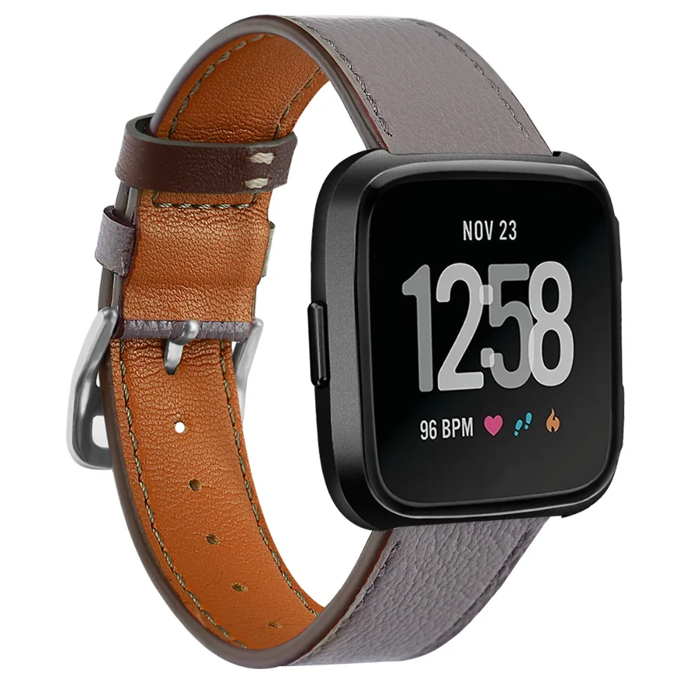Кожаный ремешок для Fitbit Versa band Versa correa сменный Браслет ремешок smartwatch fitbit Versa аксессуары для часов
