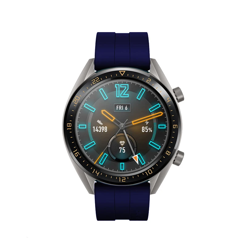 Huawei Watch GT ремешок для samsung Galaxy watch 46 мм gear S3 ремешок спортивный силиконовый 22 мм ремешок для часов браслет gear S 3 46 ремешок для часов - Цвет ремешка: blue2