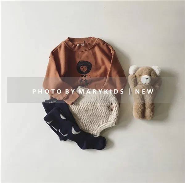 BC Kids AW/Новое поступление; детский осенний свитер; модные топы с принтом для маленьких мальчиков и девочек; зимние свитшоты для малышей; BC Kids - Цвет: as picture