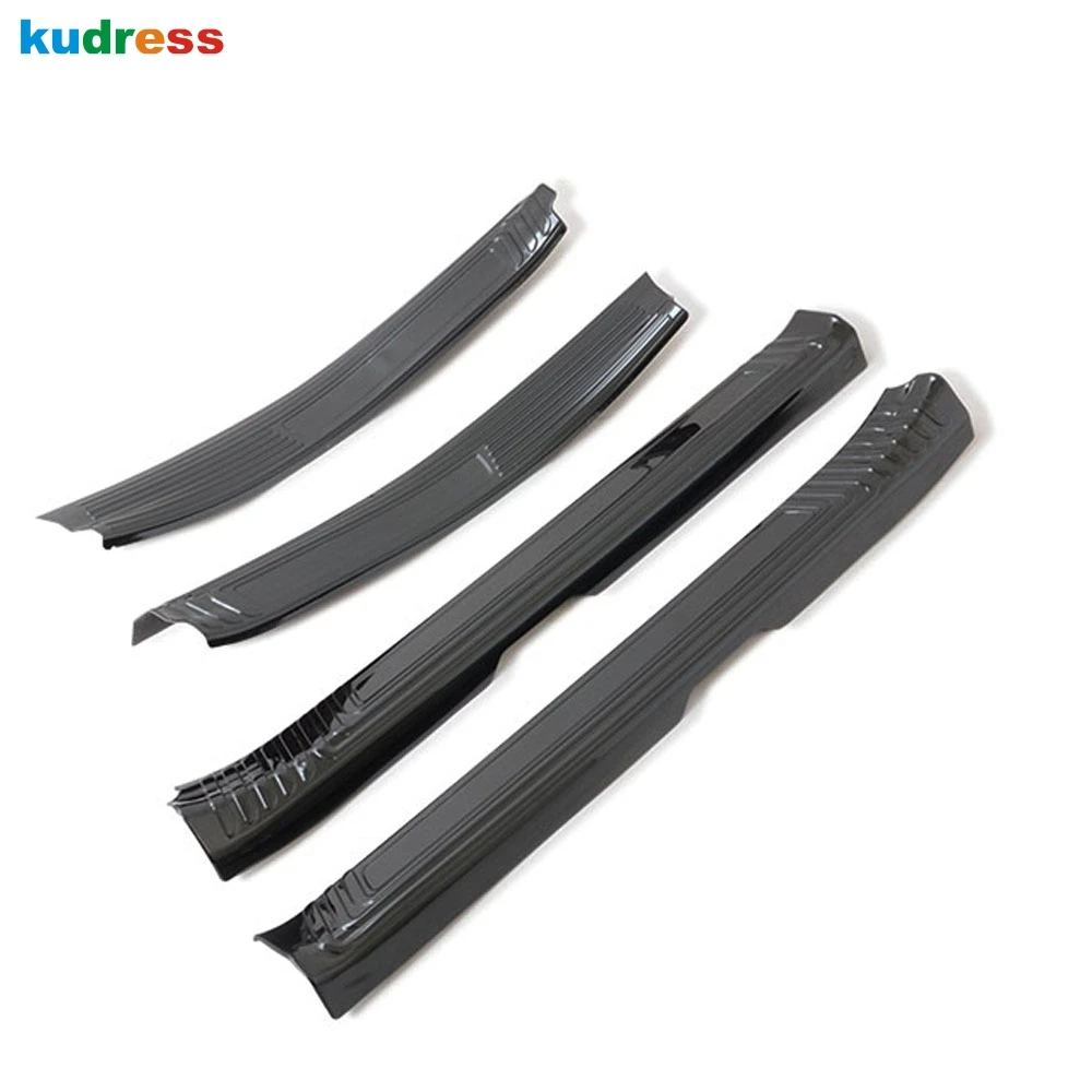 

For Toyota Camry 2018 2019 2020 Interior Black Color High-quality Stainless Steel Door Sill Scuff Plate Trim Car Accessories
