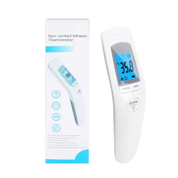 

Outdoor Infrared Non Contact Thermometer Gun Body Temporal Forehead LCD Digital Thermometer For Fever Temperature Sensor Fast