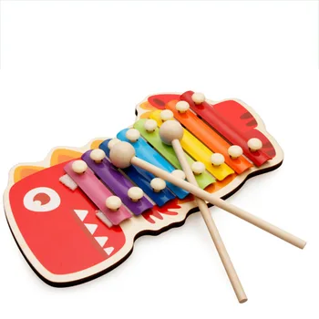 

Children Instruments Musical Toys Rainbow Wooden Knock collision Xylophone Kids Music Instrument Learning Education Puzzle Toy