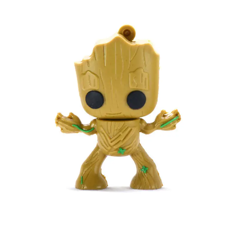Usb флеш-накопитель Marvel super hero Tree man, 4 ГБ, 8 ГБ, 16 ГБ, 32 ГБ, 64 ГБ, флеш-накопитель, 128 ГБ памяти, usb-накопитель Groot