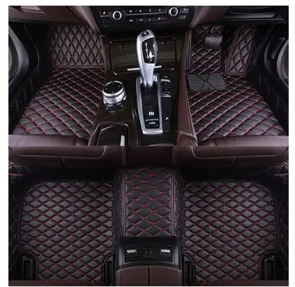 MSUEFKD Floor mats Fit For KIA Optima Rio Soul Sportage Niro Borrego Cadenza floor 2005-2019 | Автомобили и мотоциклы