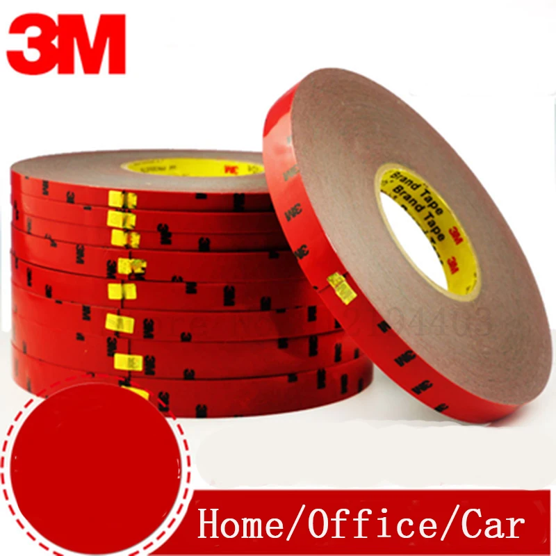 3M VHB Double-sided Strong Self Adhesive Tape For Vehicle House 0.64mm x 3m  New