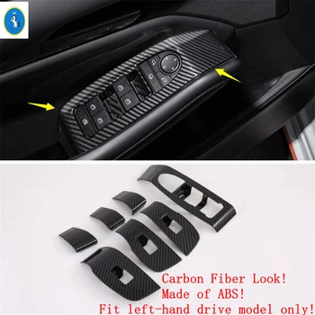 

Yimaautotrims Fit For Mazda 3 CX-30 2020 Door Armrest Window Lift Button Control Cover Trim Auto Accessory ABS / Stainless Steel