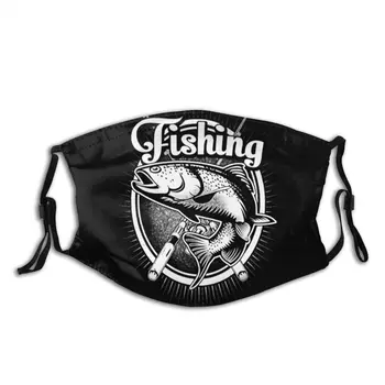 

Fishing More Cast Non-Disposable Mouth Face Mask Anti Bacterial Dust Protection Cover Respirator Muffle Mask with Filters