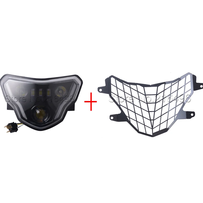 Для BMW G310GS светодиодный фар - Цвет: headlight and cover