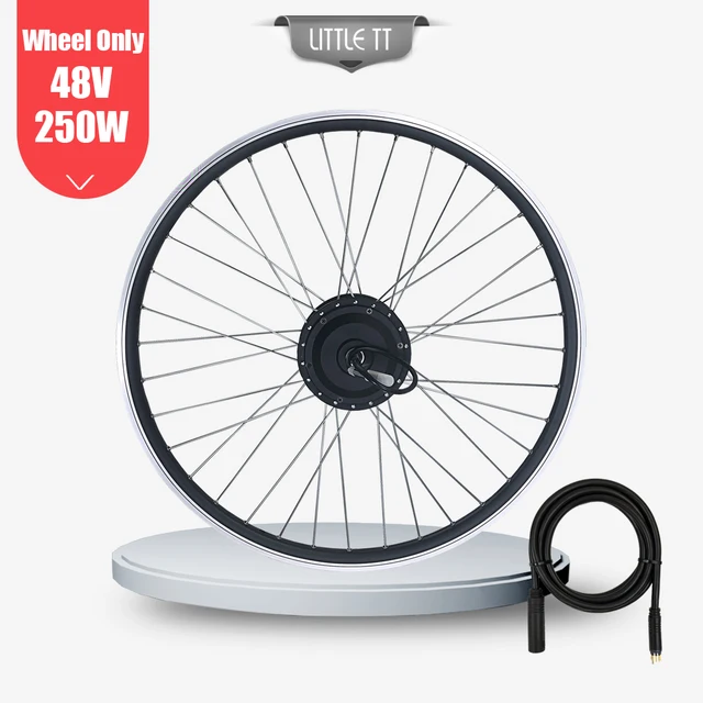 Electric Bicycle Conversion KIt  48V 250W Front Wheel Hub Motor ebike Motor Kit with LCD LED Display For Electric bicycle engine 48V Wheel Only