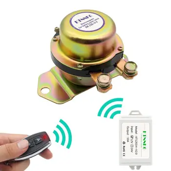

1Set 100A Remote Control Car Battery Switch Disconnect Relay Battery Isolator D5BD