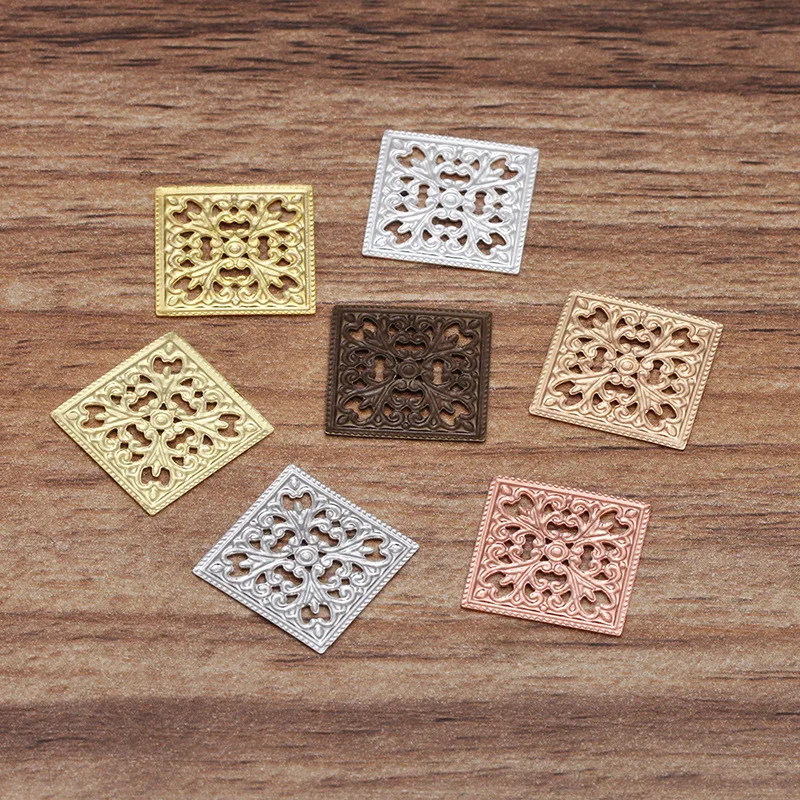 200-PCS-15mm-Metal-Brass-Filigree-Hollow-Square-Connector-Charms-Base-Setting-DIY-Handmade-Accessories-For (4)
