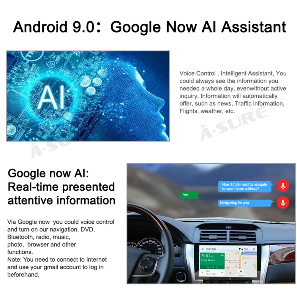 A Sure 32G ROM Android 9 0 автомобильный Радио GPS dvd плеер навигация для Opel Vauxhall Corsa Antara Astra Vectra