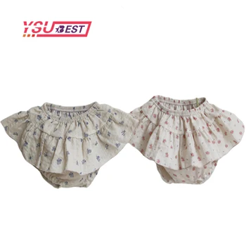 

Summer Baby Shorts Pure Baby Clothes Floral Girls Blommer Toddler Girls Shorts Baby Ruffle Bloomer Cotton Ruffles Girls Short