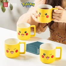 

Pokémon Pikachu Water Cup Mug Ceramic Cup Cute Couple Cartoon Student Children Cup Gift