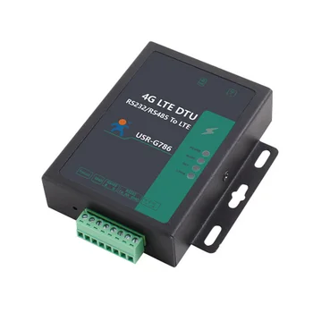 

USR-G786-E Industrial Serial Celluar 4G LTE Modem Wireless Data Transmission Support Modbus/ SMS Electric Isolation Protection