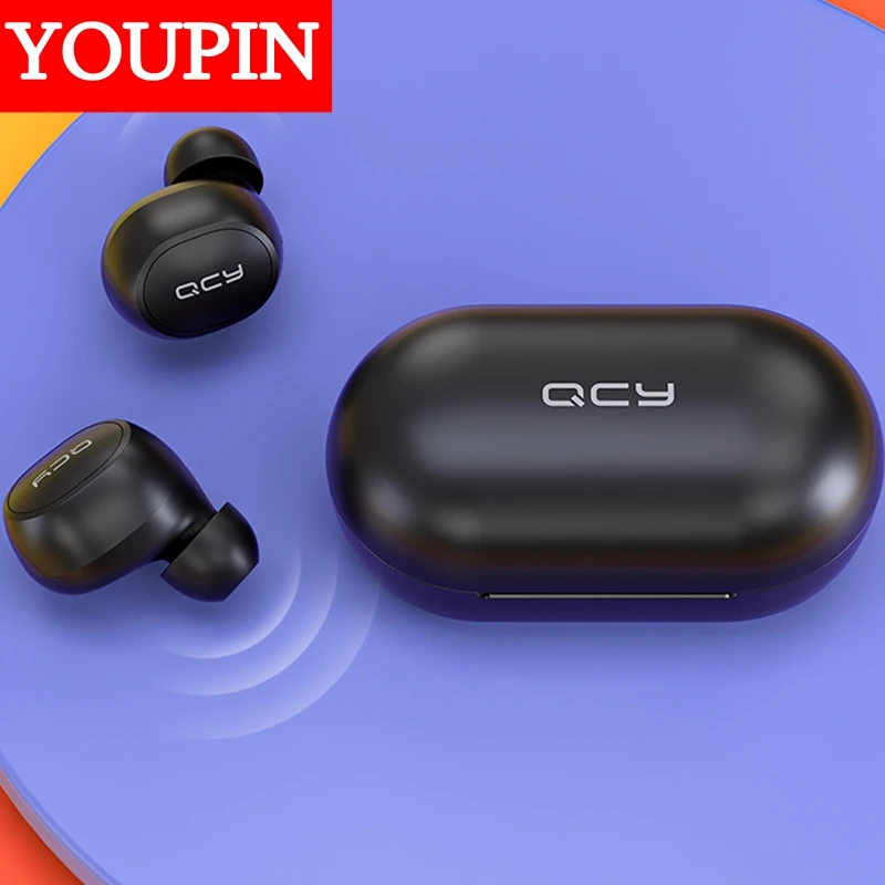Youpin QCY M10 Bluetooth наушники TWS 5 0 беспроводные T4 двойной микрофон Спортивная игровая
