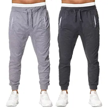 

2019 Brand Mens Spring And Summer Casual Pants Men Striped Micro Elastic Straight Trousers