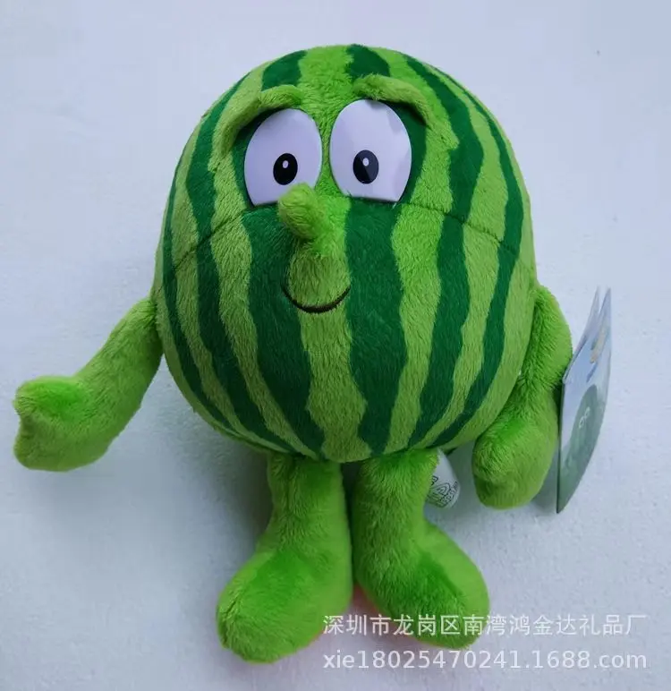 1 шт. фрукты овощи мягкая плюшевая игрушка мягкая кукла милый подарок для детей AN88 - Цвет: watermelon