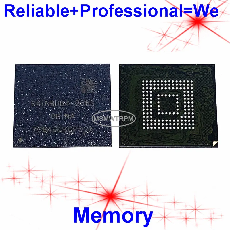 Подходит для игрового автомата SDINBDD4 256G BGA153Ball EMMC 5 1 256 ГБ памяти новый оригинальный