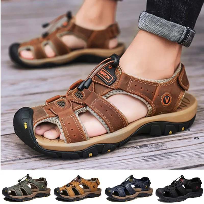 Cheap Sandals Women Aqua-Shoes Thick-Sole Hiking Closed-Toe Men's Summer Beach for Fishing 531y0oOEKnr