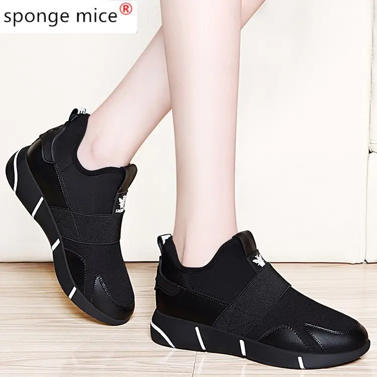 Женские Дизайнерские кроссовки Вулканизированная подошва Повседневная дышащая