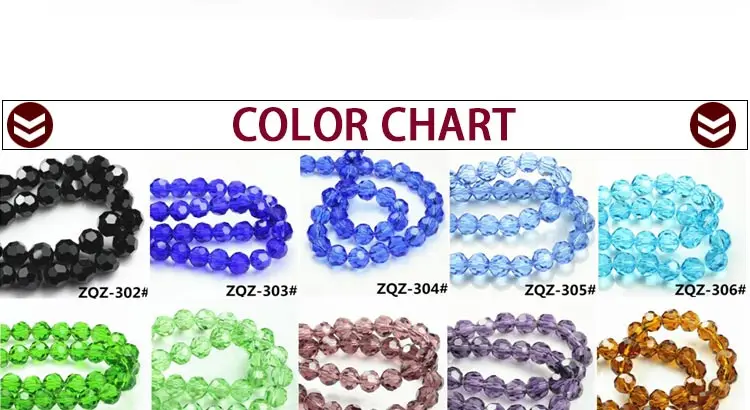 32-facettenige runde Kugeln 2mm 3mm 4mm 6mm 8mm 10mm 12mm 14mm facettierte Kristallglas lose Spacer-Perlen-Set für Schmuckherstellung DIY Bastelarbeiten – Detail 5