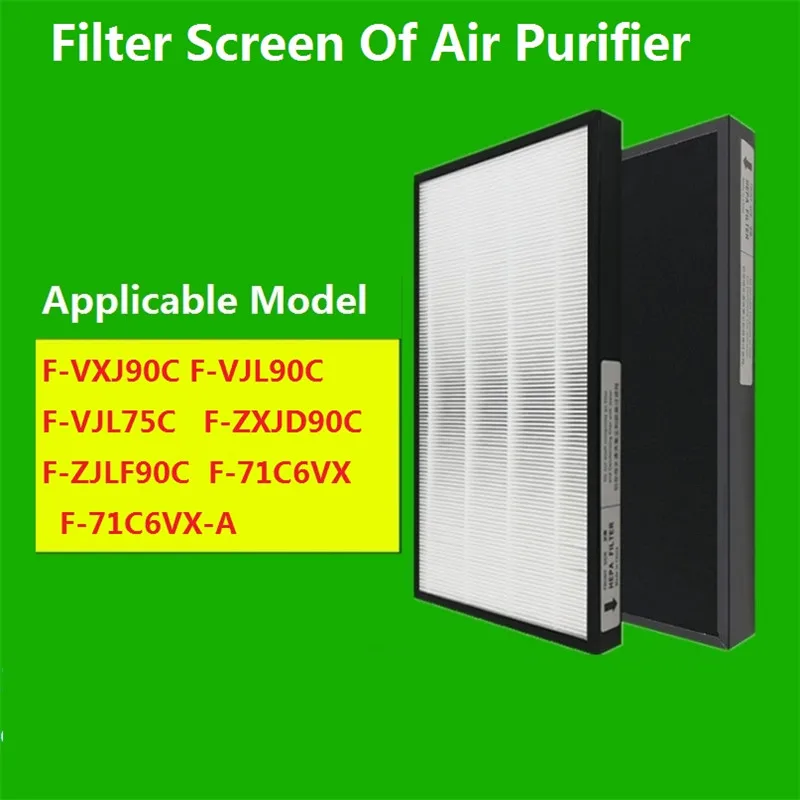 

Fit for Panasonic Air Purifier F-VXJ90C Dust Collection HEPA Filter Screen F-VJL90C /F-VJL75C/ F-ZXJD90C/F-ZJLF90C/ F-71C6VX