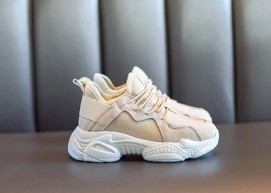 Toddler Casual Sneakers Children Mesh Shoes Baby Girls Soft Sport Sneakers Boys White Brand Shoes Fashion Trainers Spring