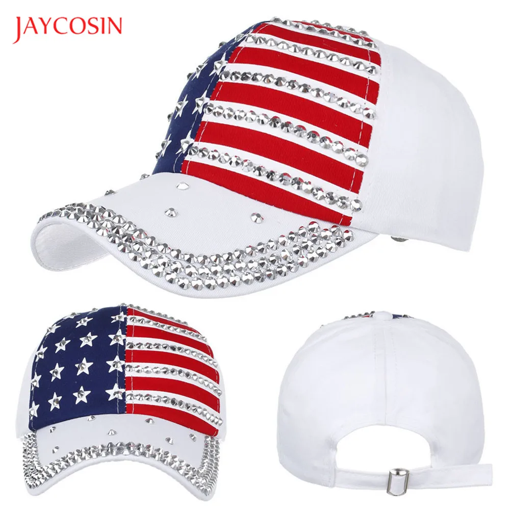 Joycosin Женская Мужская бейсболка с вышивкой модная уличная женская джинсовая кепка с заклепками принт национального флага бейсболка Мужская