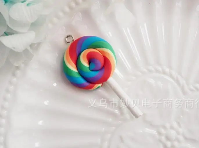 Мягкие леденцы из керамики Очаровательные Подвески с флаконами из смолы DIY изысканные серьги ожерелье DIY 100 шт - Окраска металла: Светло-желтый цвет