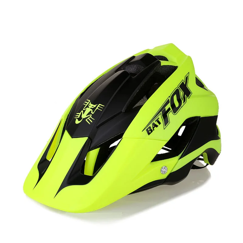 

BATFOX Universal Molding Ms Men's Mountain Bike Helmet Road Ride Safety Outdoor Sports Lightweight Sun Visor Helmet