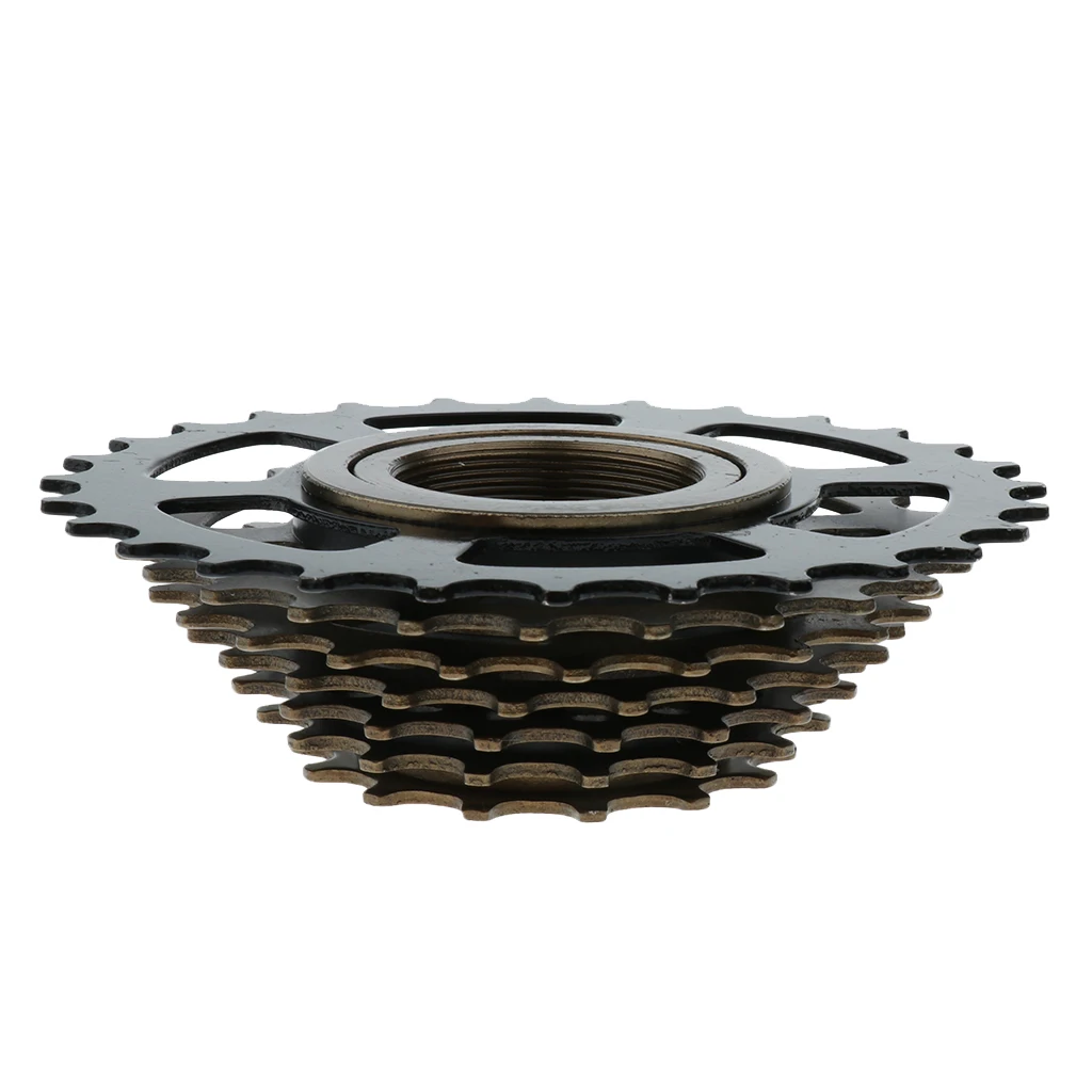 7-Speed Tourney Bicycle Freewheel Bike Sprocket 7 Speed Cassette 14-16-18-20-22-24-28T for Mountain MTB Bike