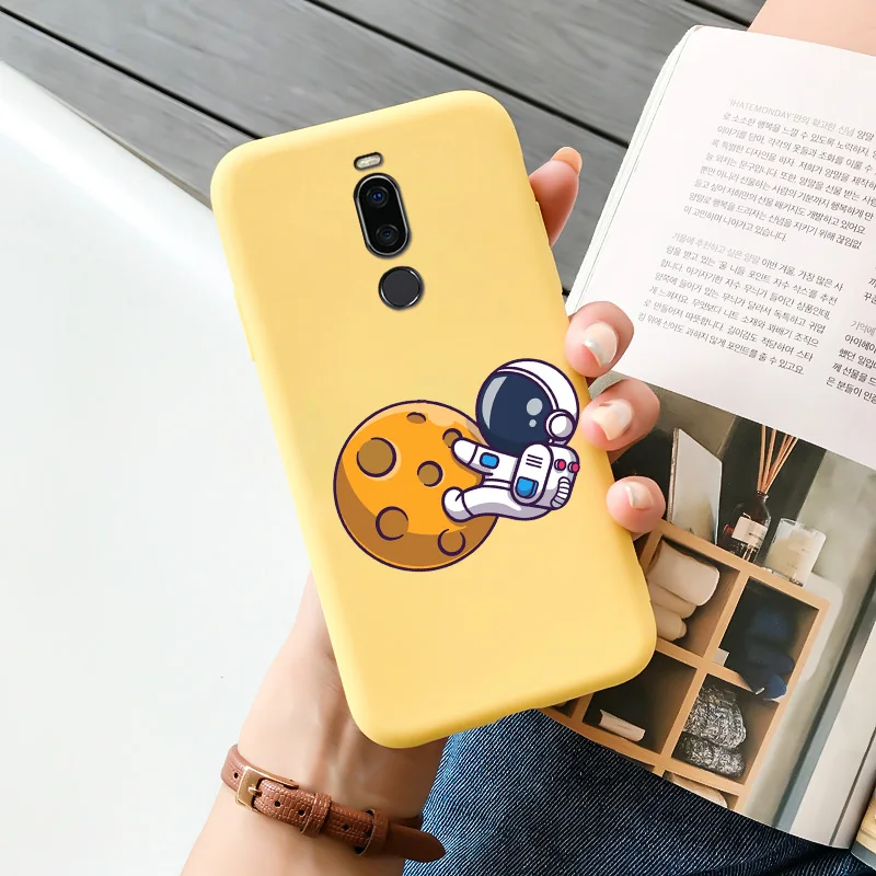 Cases For Meizu Astronaut TPU Soft Shell For Meizu X8 Case Personality Tide Shell For MEIZU X8 Case Silicone Edging Matte Phone For MEIZU meizu phone case with stones Cases For Meizu