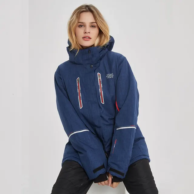 US $55.65 Snowboard Suits Women Winter Windproof Waterproof Female Ski Jacket and Snow Pants Sets Super Warm 