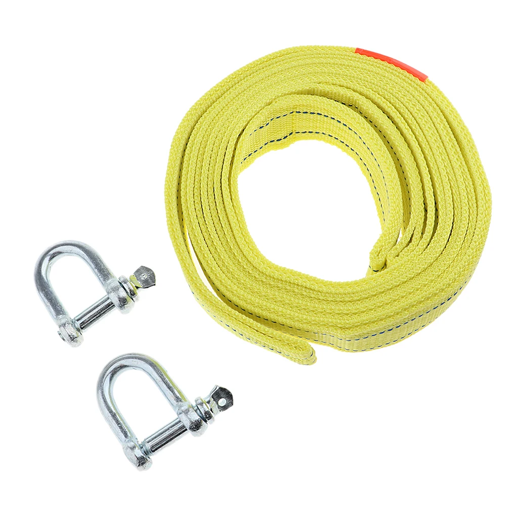 5 Tons Tow Strap Heavy Duty with 2 Hooks,13 ft  Break Strengthened Towing Rope for ATV Recovery Corrosion Resistance