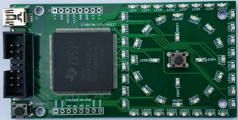 ДЛЯ TI TMS320F2812DSP макетная плата системная плата основная плата DIY печатная плата веселый светодиодный дисплей