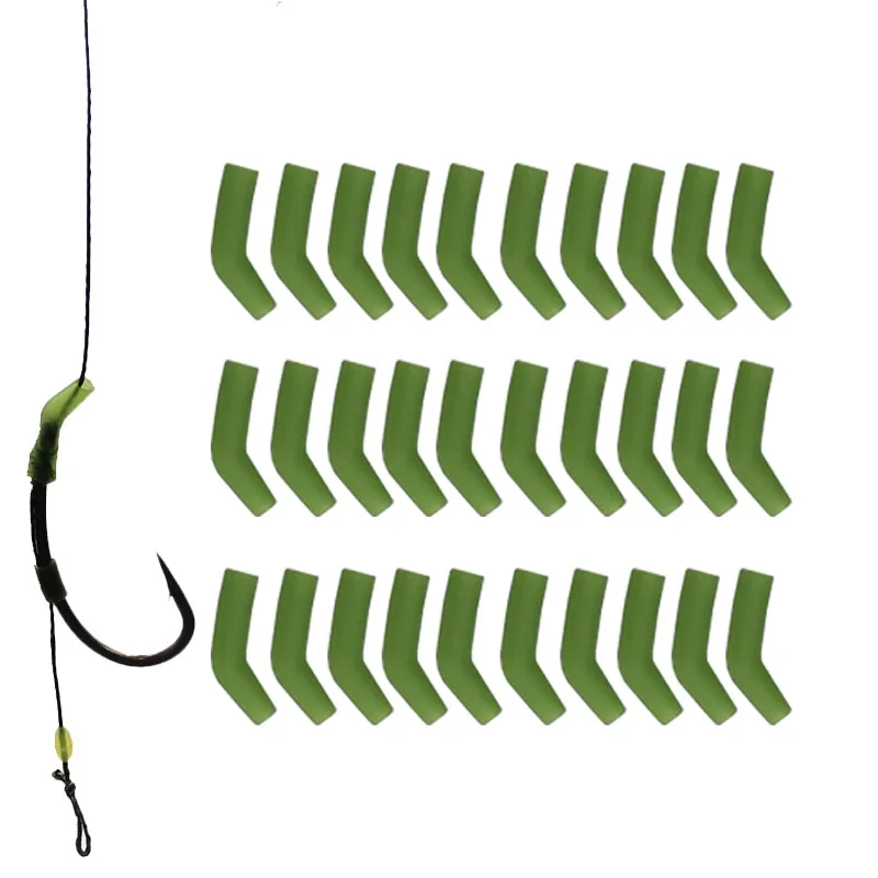 30PCS Carp Fishing Hook Kickers D Rig Kicker Aligners Hooks Sleeves Rigs Accessories End Terminal Tackle | Спорт и развлечения