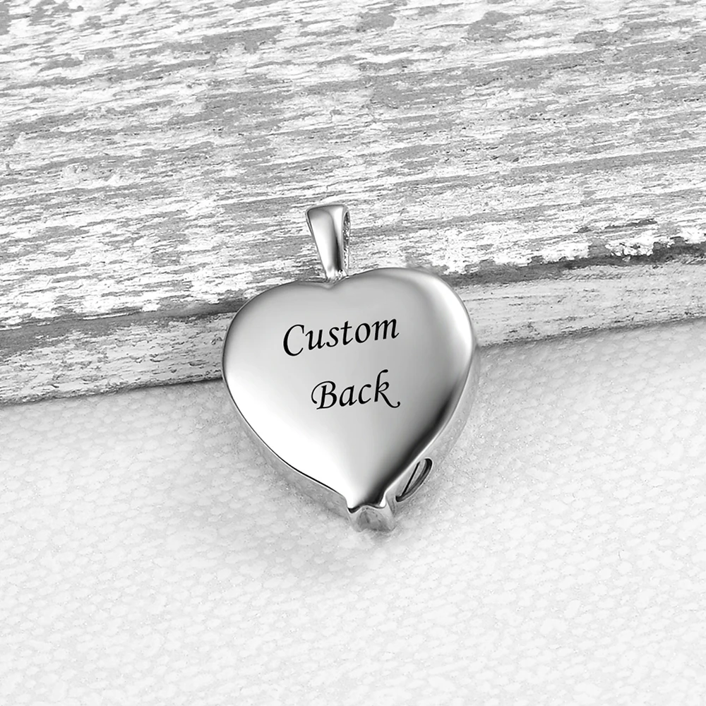 Funeral Angel Wings Cremation Jewelry for Ashes Urn Stainless Steel Pendant Necklace Drop shipping 4