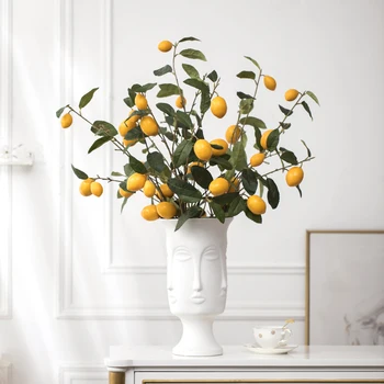 

Gold Black Circle Bump Ceramic Storage Jar Chic Dry Flower Vase Faceted Stastue Vase Floral Container Destop Decor Organizer Jar