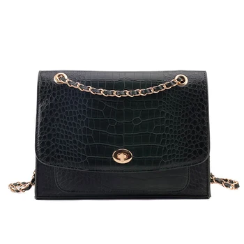 

Net Celebrity Large-capacity Casual Chain Bag Female Bag Foreign Style Ins Shoulder Messenger Microfiber Synthetic Leather Bag